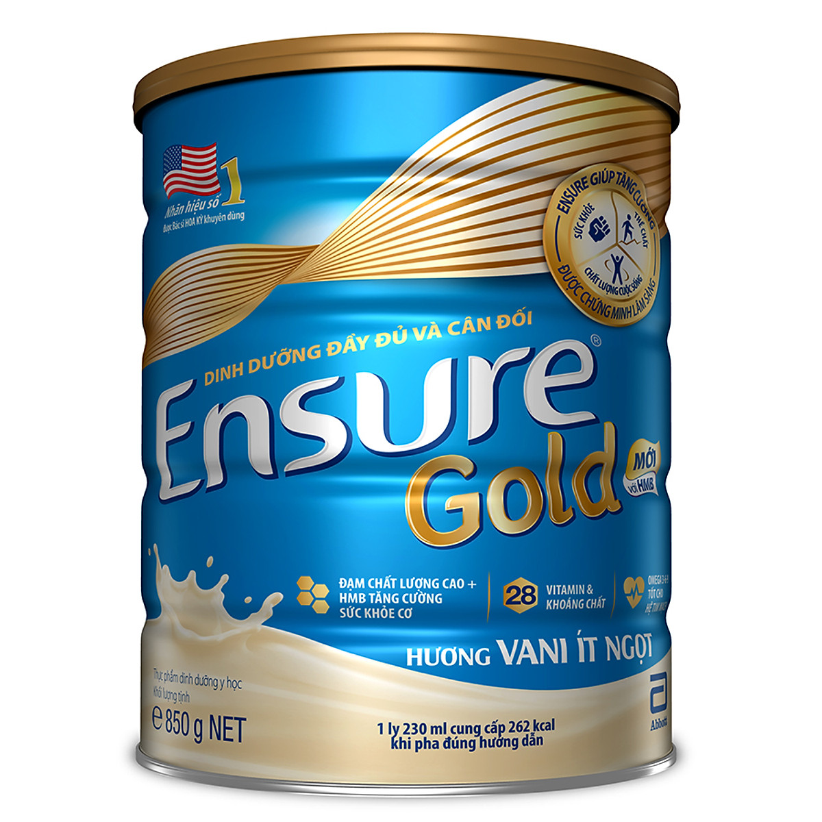 Sữa Ensure Gold 850g - Dành Cho Người Già