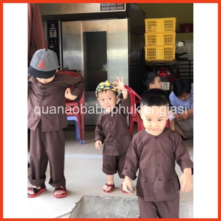 Bộ đồ bà ba cho bé không kèm khăn 10 size