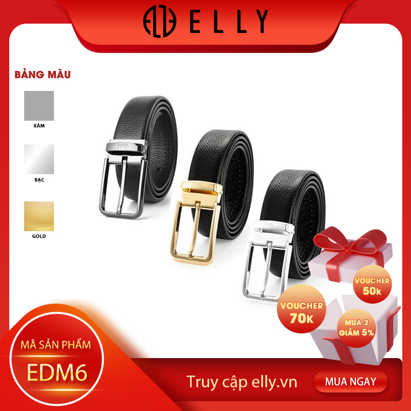 [Brand Day] Dây lưng nam da thật ELLY HOMME – EDM6