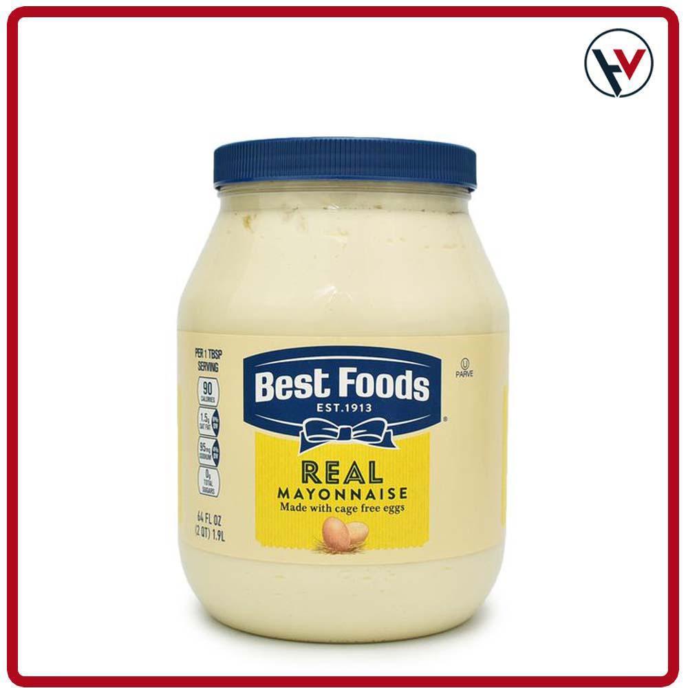 SỐT MAYONNAISE BEST FOODS REAL 1.9L [Date 12.2022]