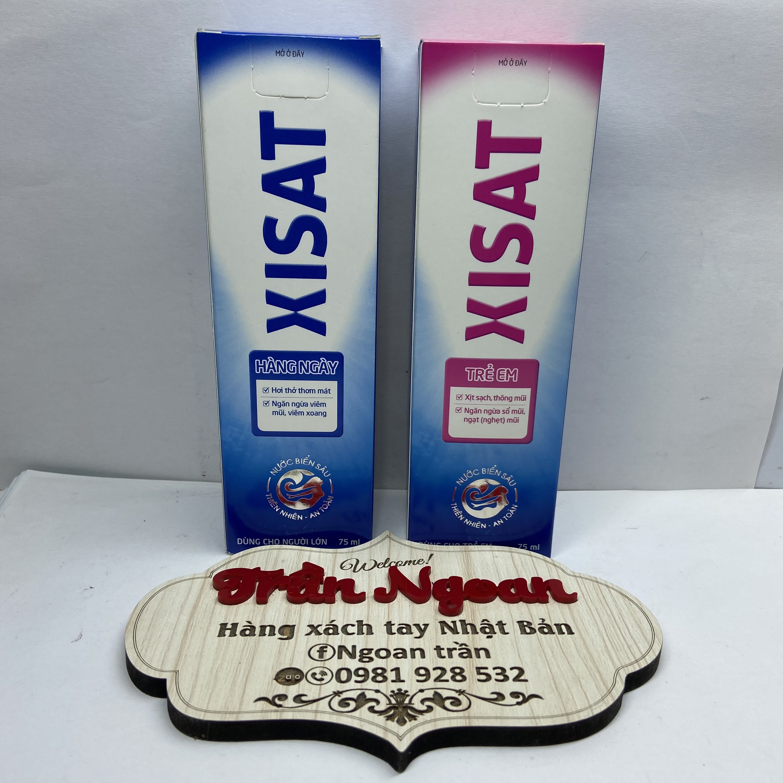 Dung dịch vệ sinh mũi xisat - chai 75ml