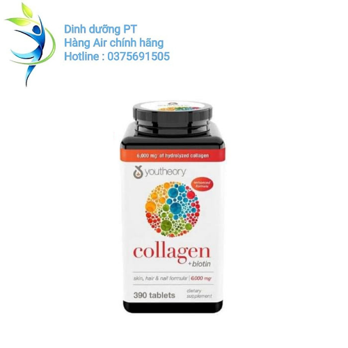 Collagen Biotin Youtheory 390 viên Mỹ