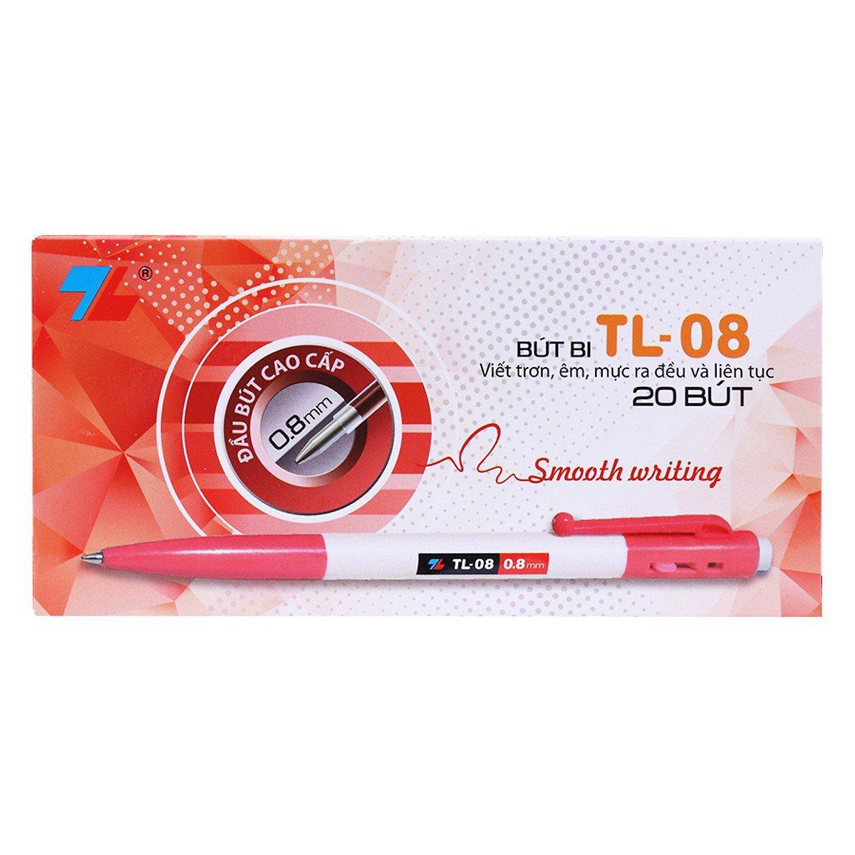 Hộp 20 cây bút bi thiên long tl-08