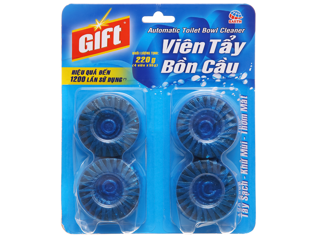 Viên Tẩy Bồn Cầu Gift - vỉ 4 viên