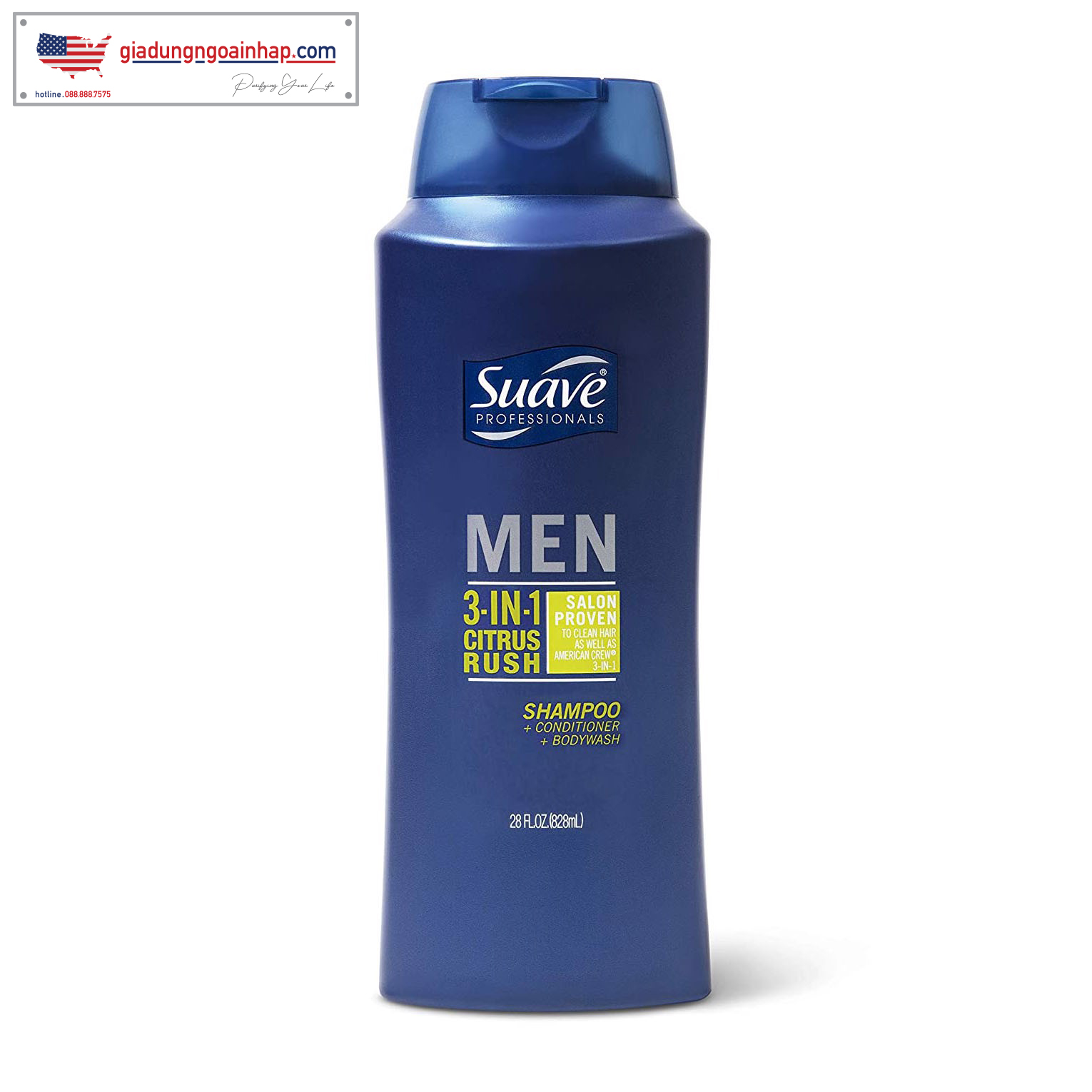 Dầu gội xả Suave Men 3 trong 1