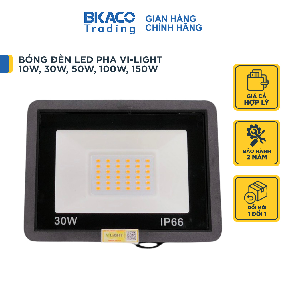 Bóng đèn Led pha Chip SMD 10W, 30W, 50W, 100W, 150W Vi