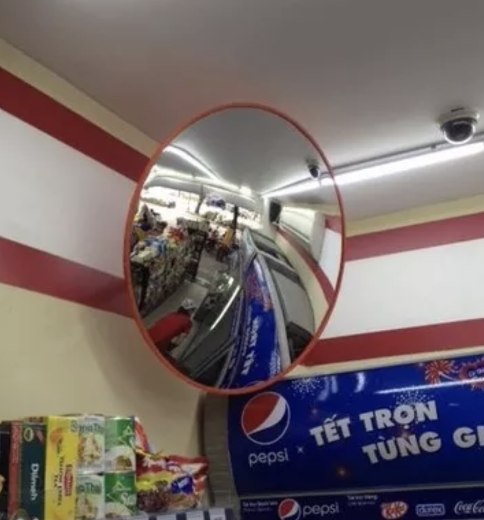 Gương cầu lồi 30 cm - góc quan sát rộng