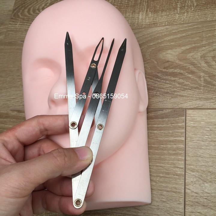 Thước đo tỉ lệ vàng trong phun xăm thẩm mỹ