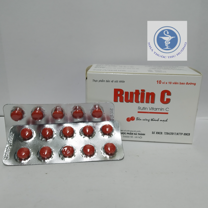 Rutin C Vitamin C hộp 100 viên bao đường