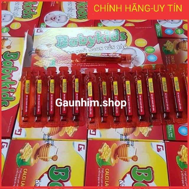 Combo 5 BabyKid ăn ngủ ngon yến sào giúp bé ăn ngon ngủ ngon
