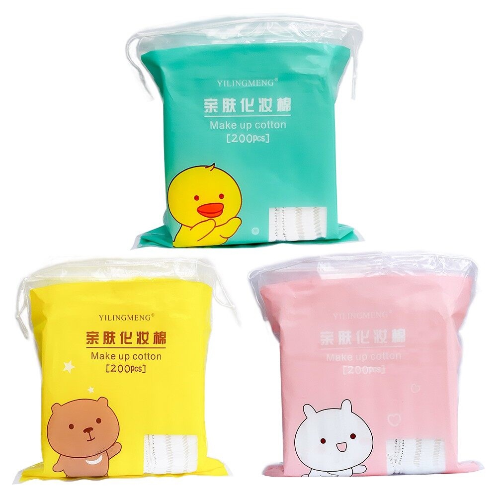 Cleanses [HCM]Bông Tẩy Trang Cotton Yilingmeng Line Cotton Pads 200 Miếng
