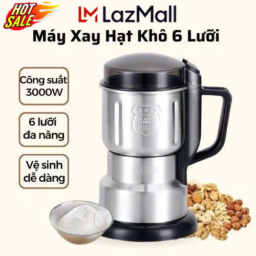 Lazada-Panasonic [FREESHIP] Máy Xay Hạt Khô Panasonic Đa Năng Công Suất 300W Cối Xay Mạnh, Dụng cụ Nghiền Đồ Khô, Hạt Cà Phê, Ngũ Cốc ,xay bột, gia vị cà phê đa năng ,công suất 300w ,6 lưỡi dao cực bén xay Các Loại Hạt Chỉ Từ 10 Giây