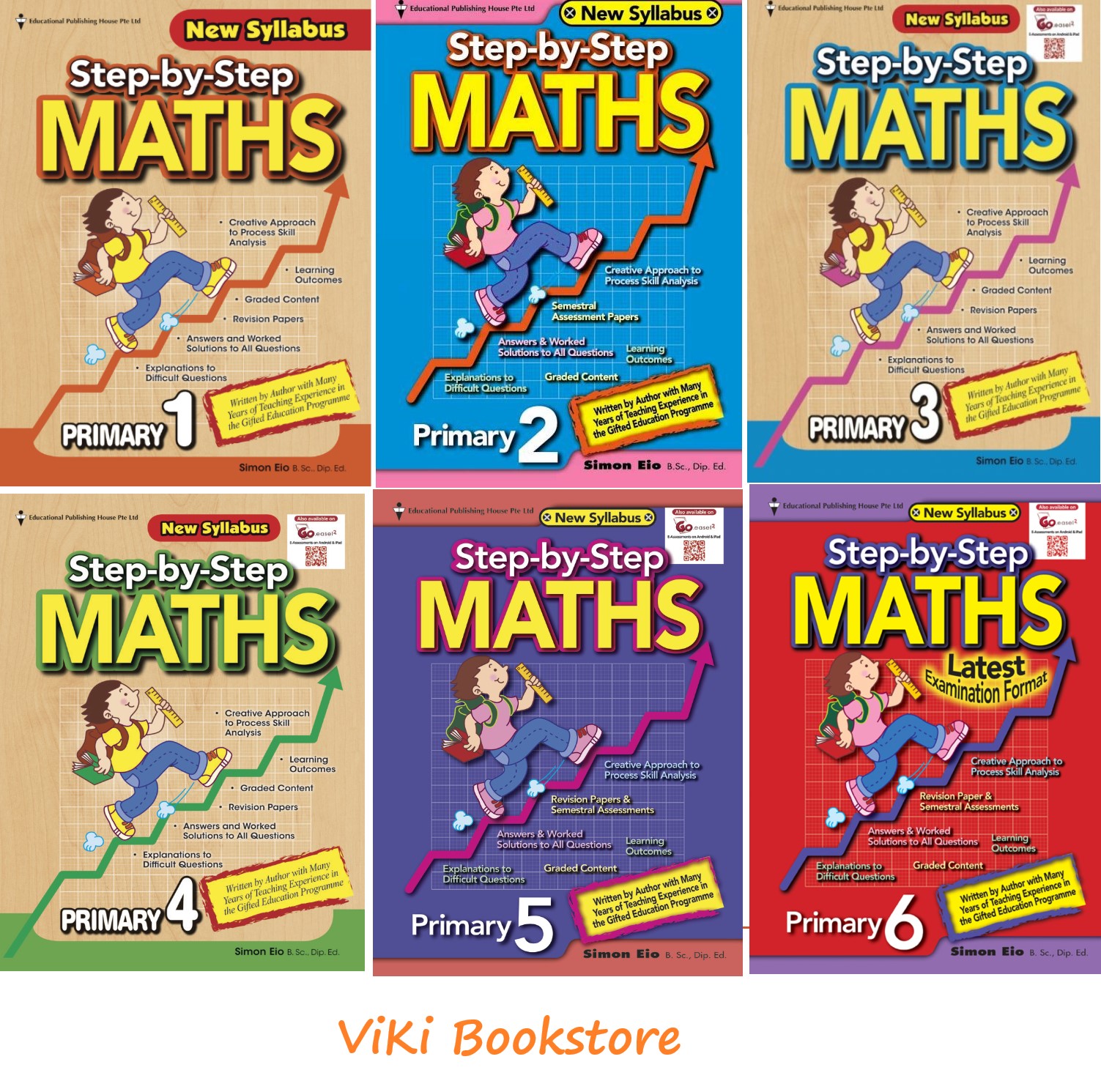 Step by step math - sách toán tiếng anh Singapore
