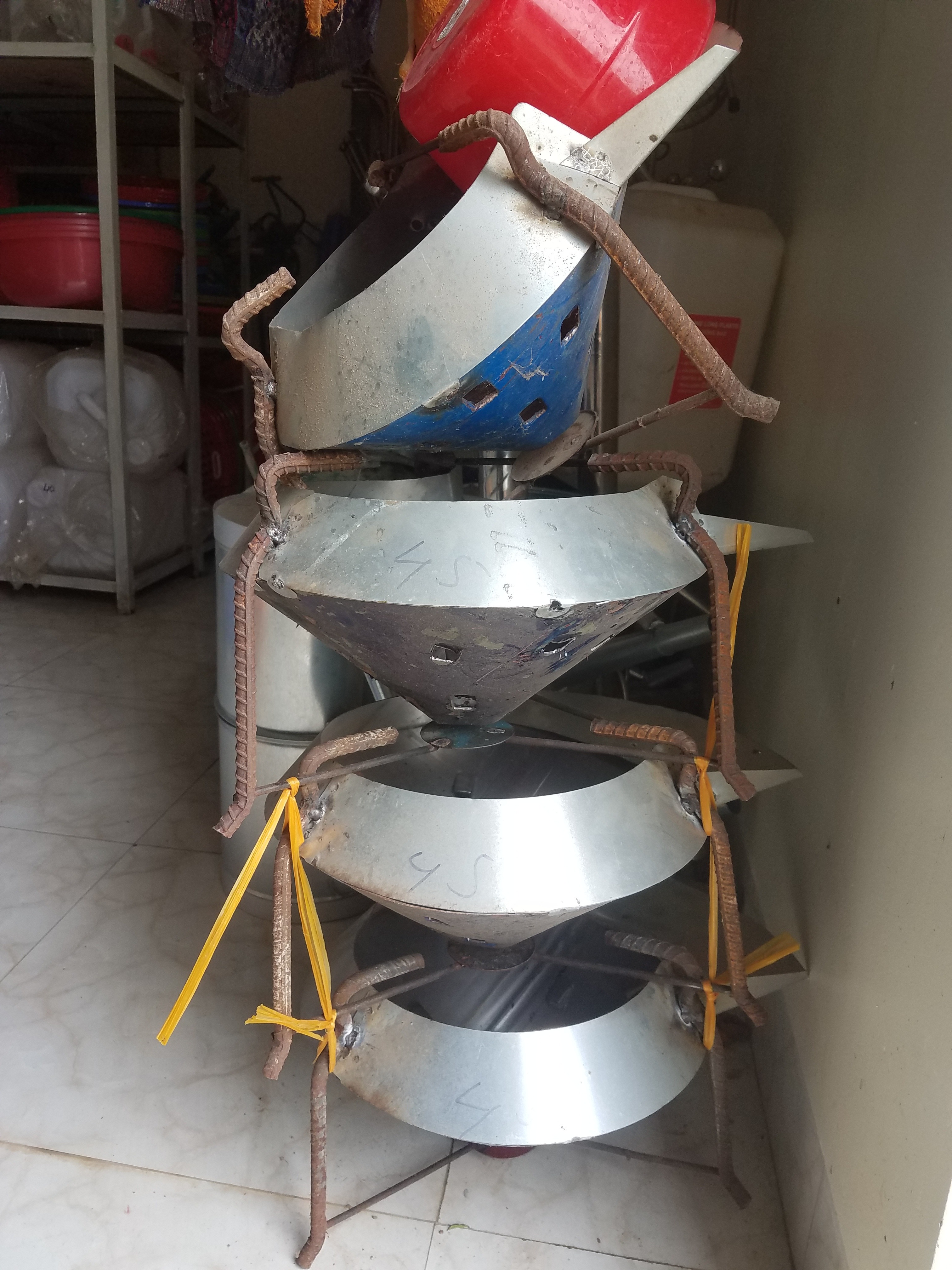 Bếp nấu củi di động tiện dụng