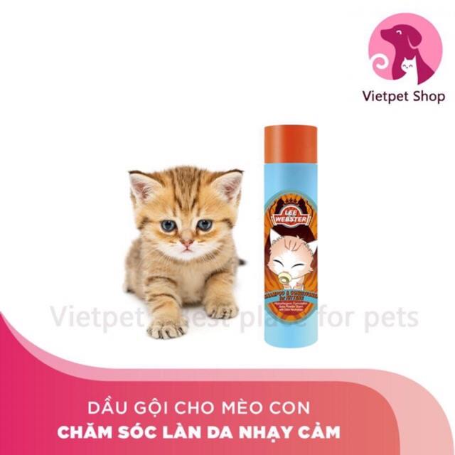 Dầu gội (Sữa tắm) cho mèo con Lee   Webster - NK Hàn Quốc