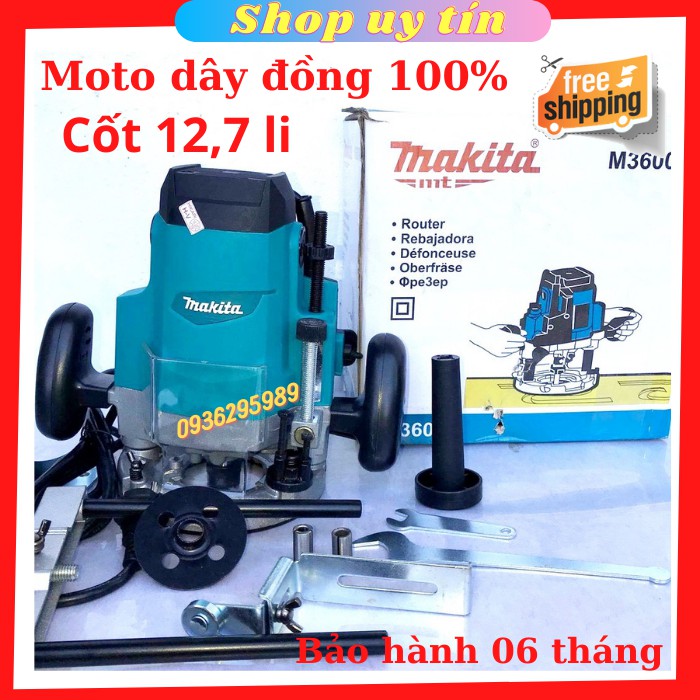 Máy soi gỗ makita 3600 cốt 12,7li