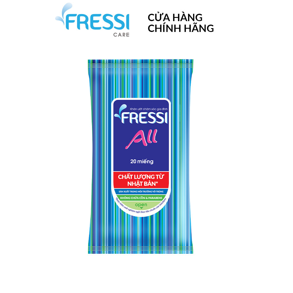 GIFT - Khăn ướt Fressi care For All 20 miếng -1809