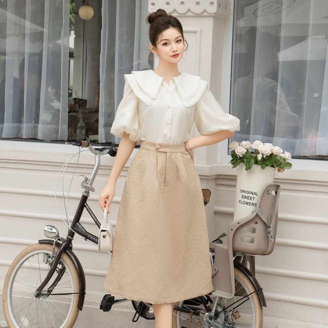 Olv - chân váy morela skirt