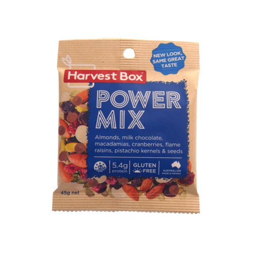 Hạt dinh dưỡng mix trái cây khô Power Mix Snack Pack Harvest Box - Bịch 45g