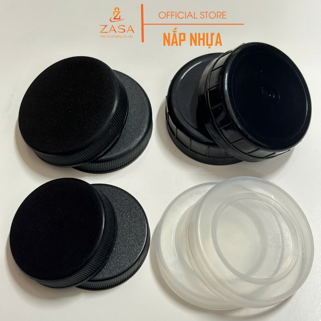 [Combo 10 cái] Nắp chai thủy tinh vuông cao 250/350/500ml, chai vuông lùn, hũ sữa chua 100ml - Zasavn