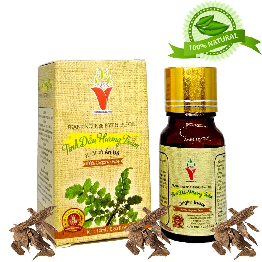 TINH DẦU HƯƠNG TRẦM THIÊN NHIÊN NGUYÊN CHẤT | ORGANIC PURE | 10ML | ẤN ĐỘ