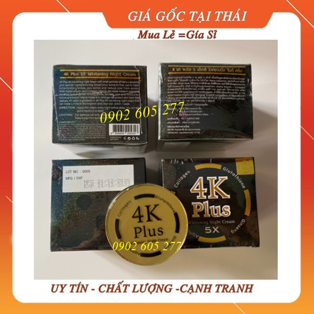 Kem 4k Plus Thái Lan dưỡng trắng da
