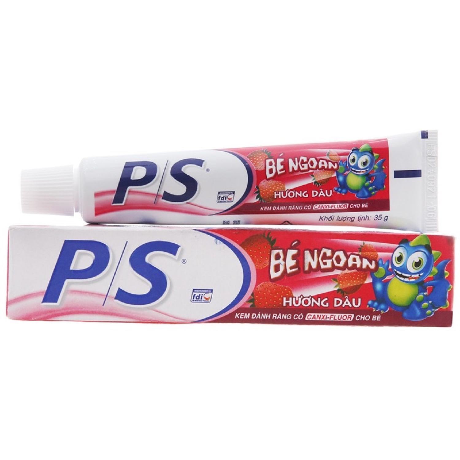 ✅ kem đánh răng ps trẻ em hương dâu - 35gr