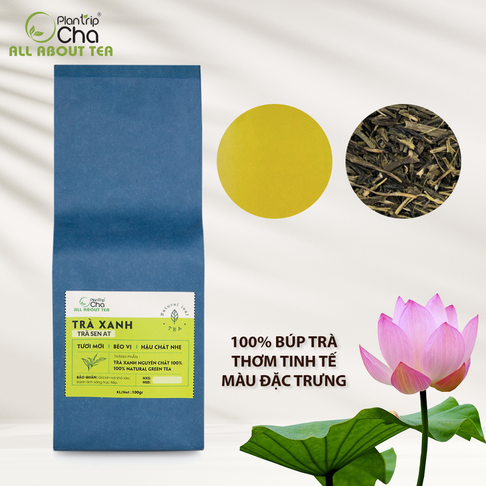 [HCM]Trà Sen AT Plantrip Cha Ngọt Dịu Thanh Mát - Túi 100gr