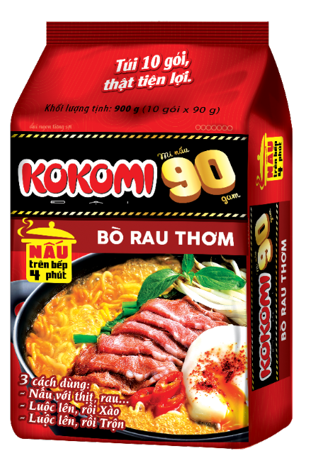 Mì nấu Kokomi Đại 90 Block 10 gói