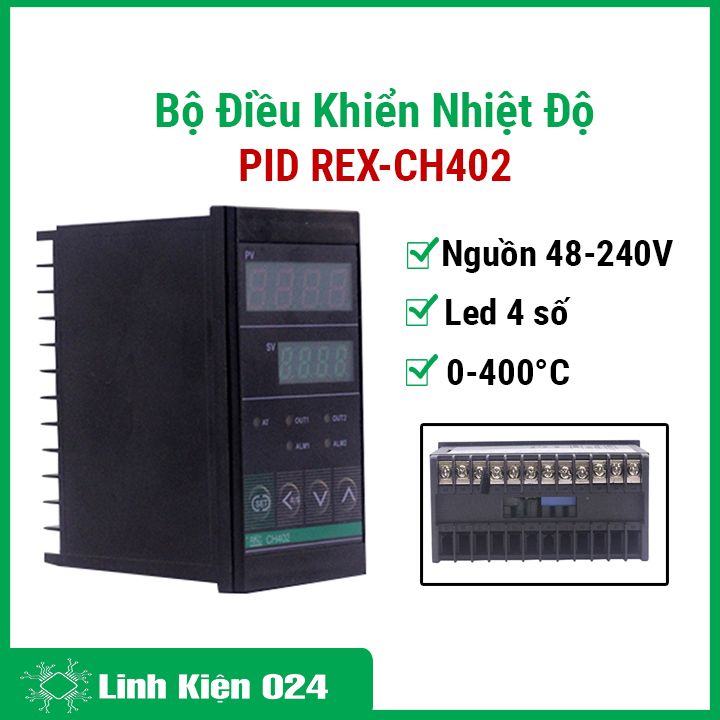 Bộ điều khiển nhiệt độ thông minh pid rex-ch402