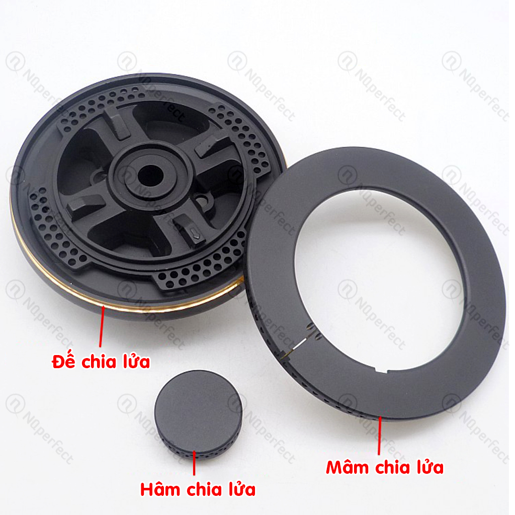 Đầu đốt chia lửa bếp gas âm chính hãng Giovani G-268A, Giovani G-373 AB, Giovani G-368A.. ( mã HS019A / HS052A )