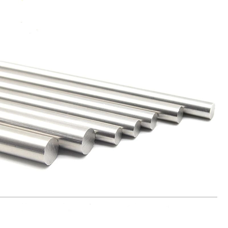 Combo 6 trục tròn Inox đặc phi 5mm mỗi thanh dài 1m