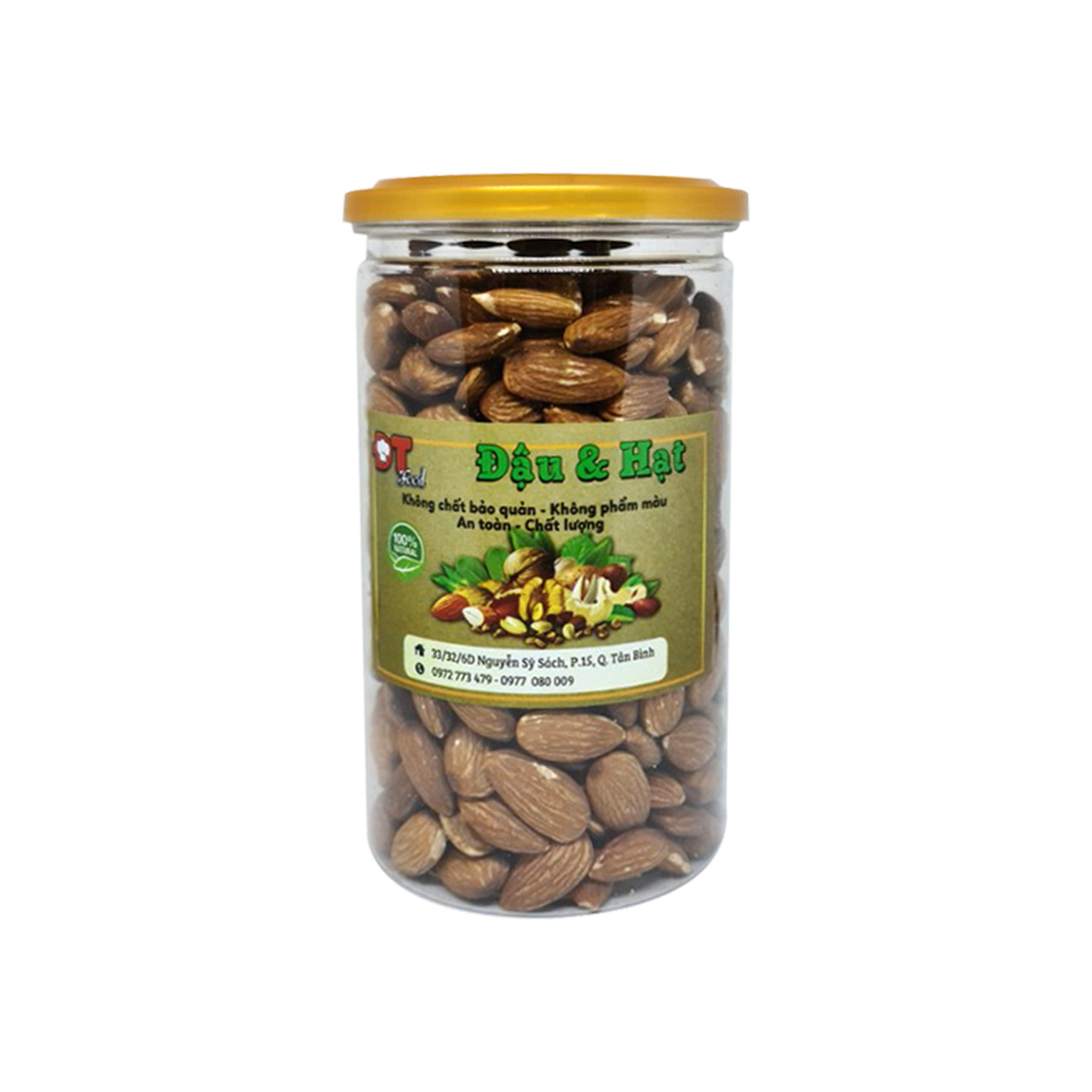 Hạnh Nhân Mỹ Rang Muối DTFood 500g