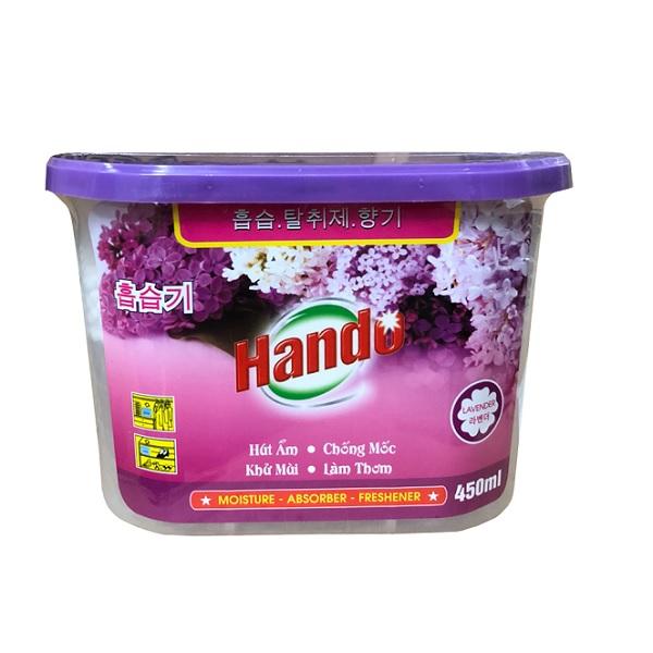 Hộp hút ẩm khử mùi hương hoa Lavender Hando 450ml BH492
