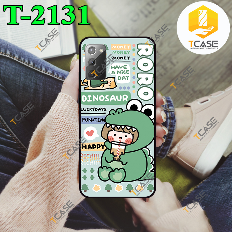 Ốp lưng SamSung Galaxy Note 20 in hình Khủng Long Xanh Cute Phần C