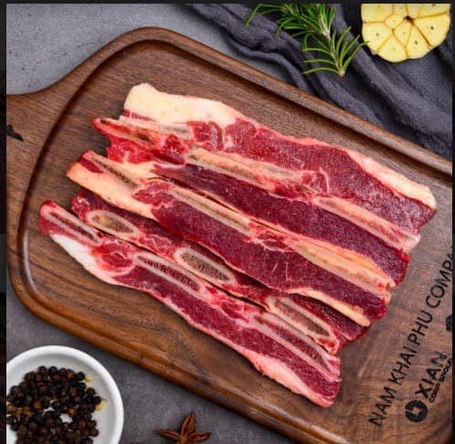 HCM- Sườn Bò Mỹ Có Xương NKP 500Gr - Giao Nhanh