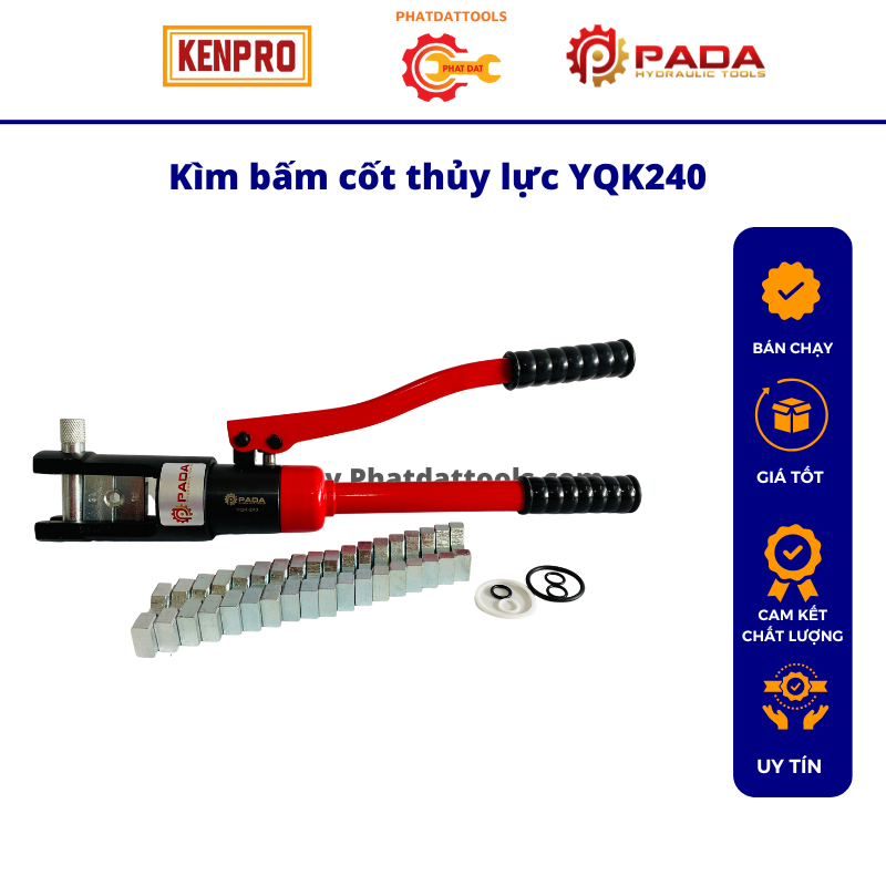 Kìm bấm cốt thủy lực YQK240