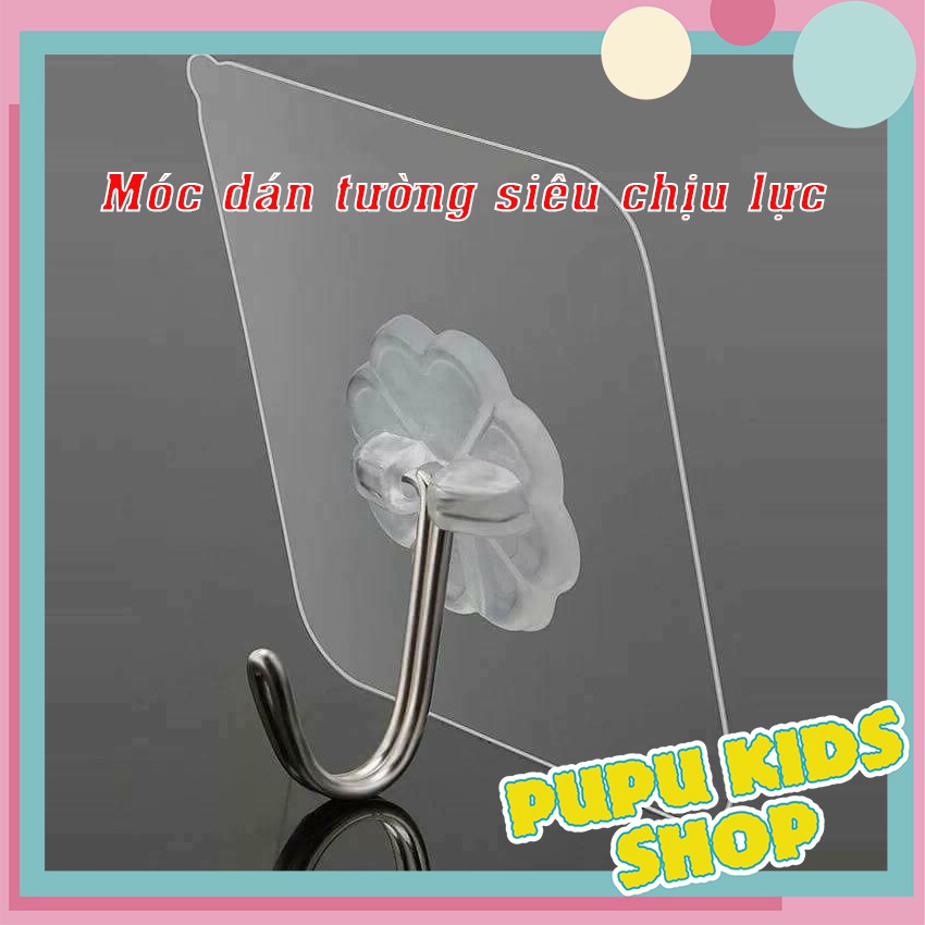 Combo 20 móc dán tường trong suốt pupu kids shop