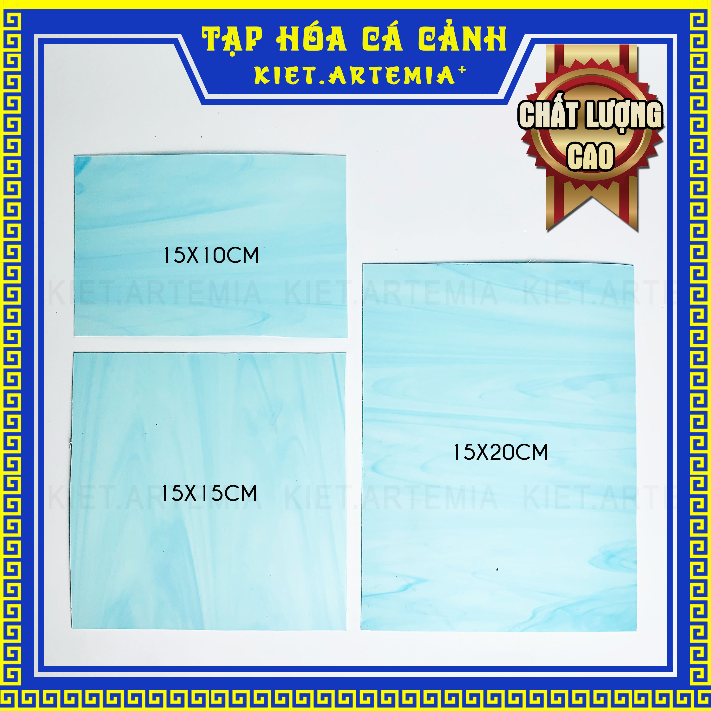 Tấm nhựa che cá betta, tấm ngăn hồ cá betta giúp cá sung