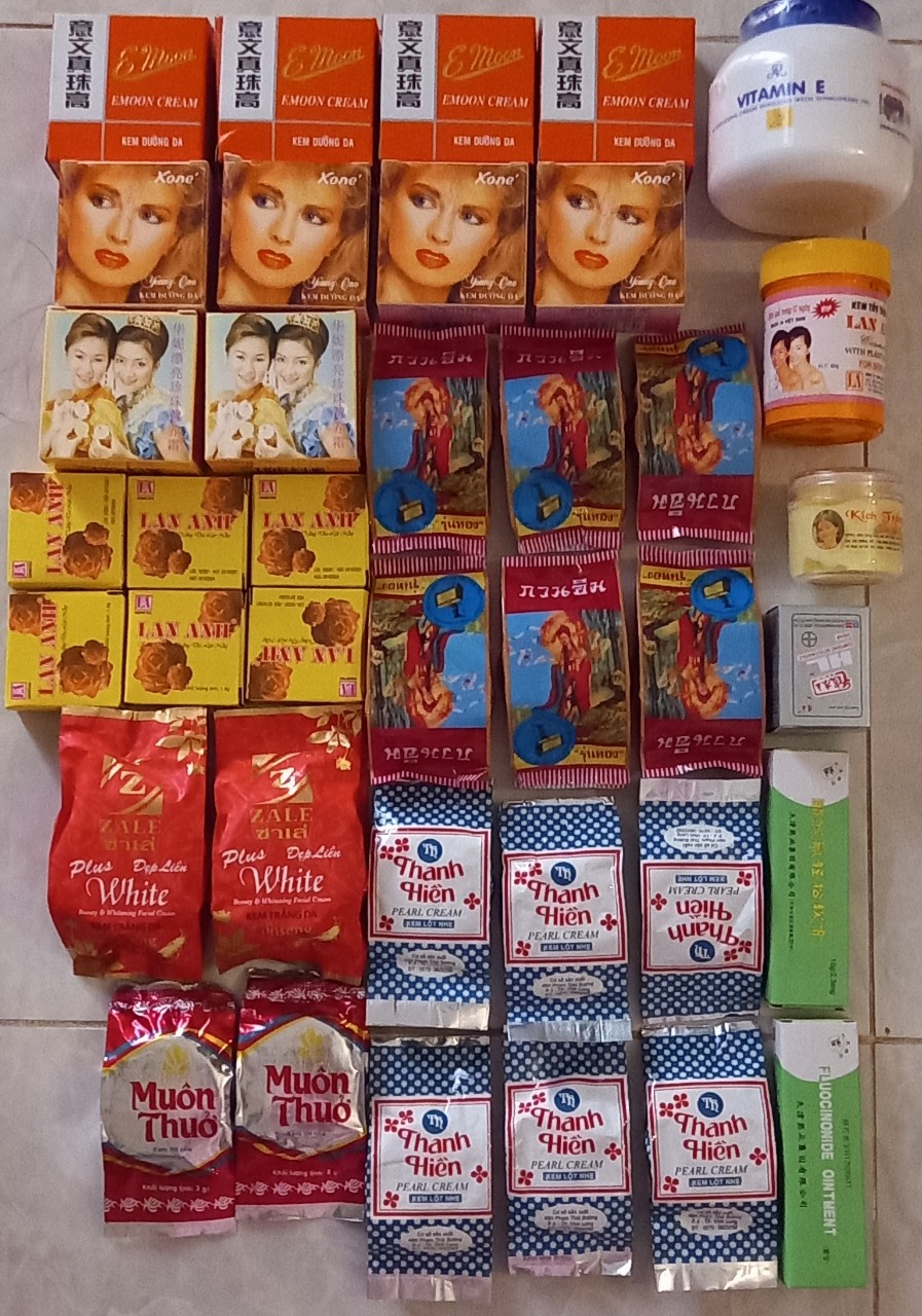 công thức kem body trắng nhanh siêu rẻ -tặng kèm muỗng trộn kem