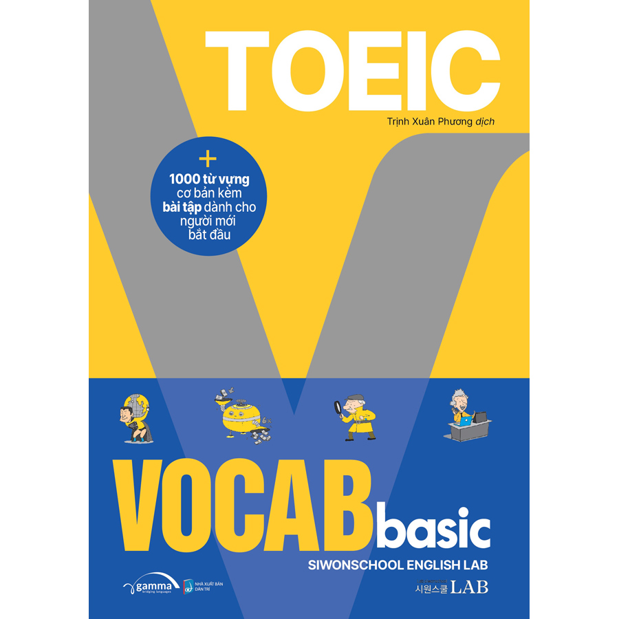 Sách - toeic vocab basic - 1000 từ vựng cơ bản kèm bài tập dành cho người mới bắt đầu 159k
