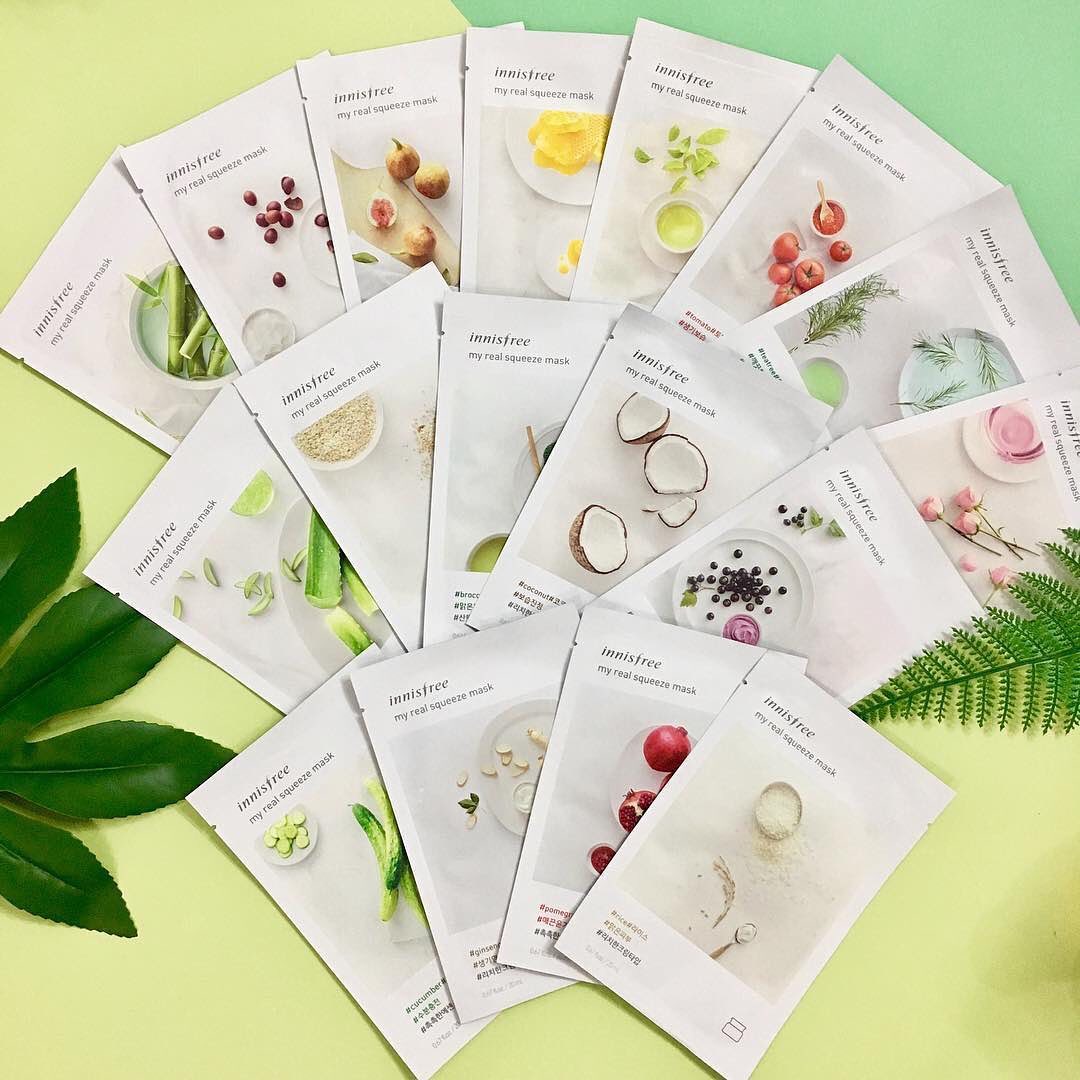 Xả Hàng - Mặt nạ giấy Innisfree dưỡng da chuyên sâu - Giao ngẫu nhiên