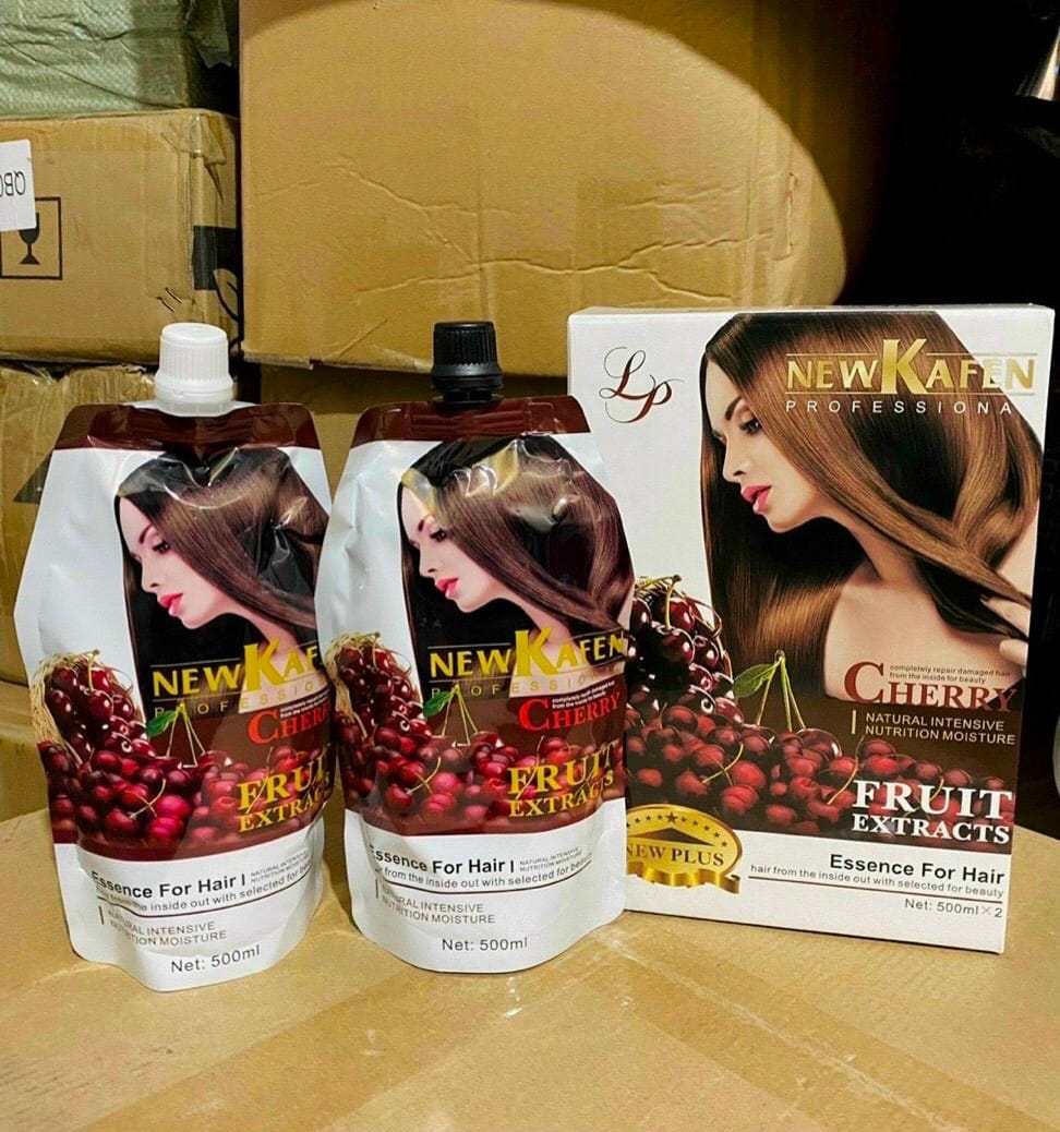 Nhuộm nâu phủ bạc không dính da đầu new kafen 500ml x2 phủ bạc 100%