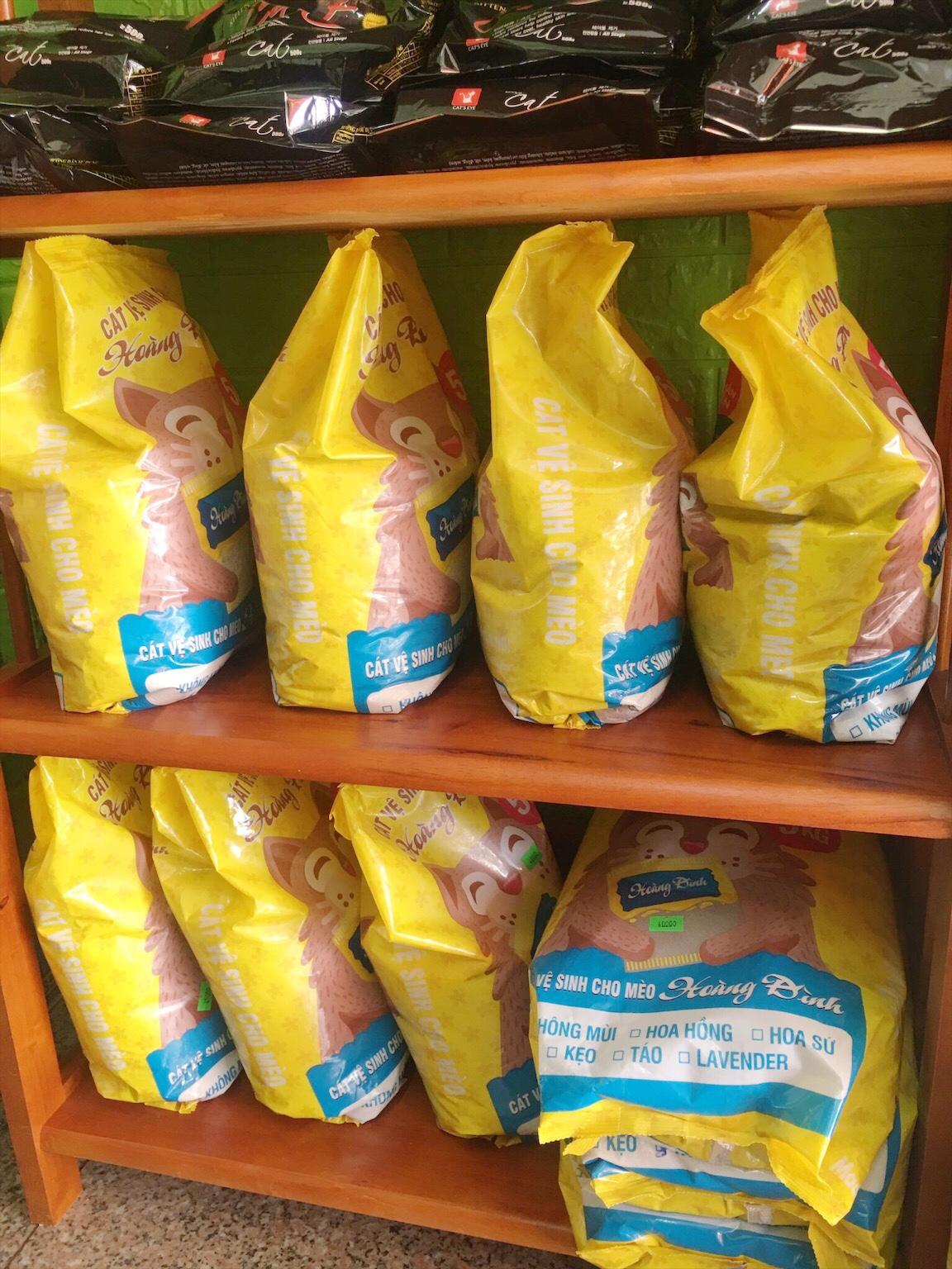 Cát vệ sinh cho mèo giá tốt 5Kg Mùi táo