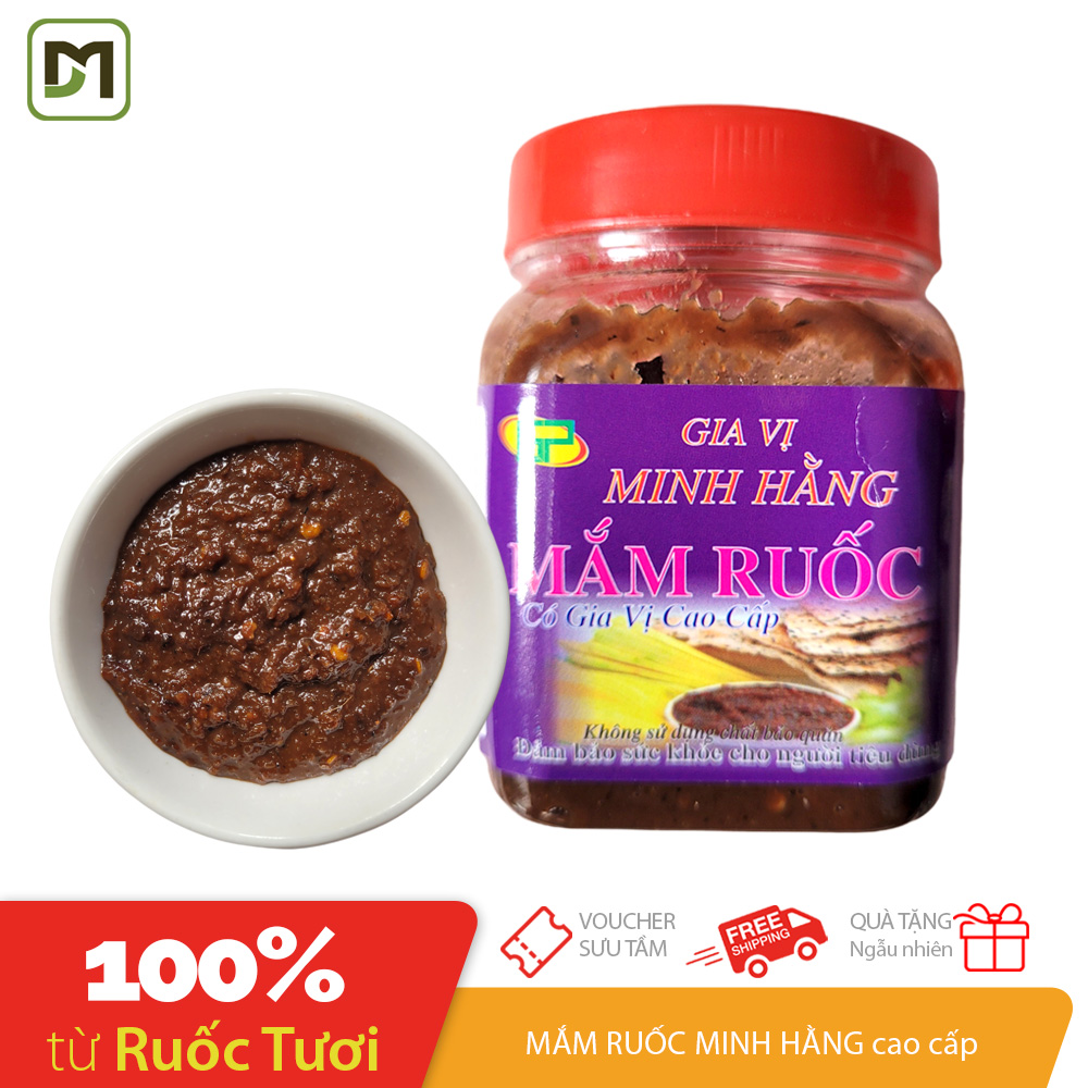 Mắm Ruốc cao cấp ăn trái cây, ăn cơm có gia vị mở nắp dùng ngay