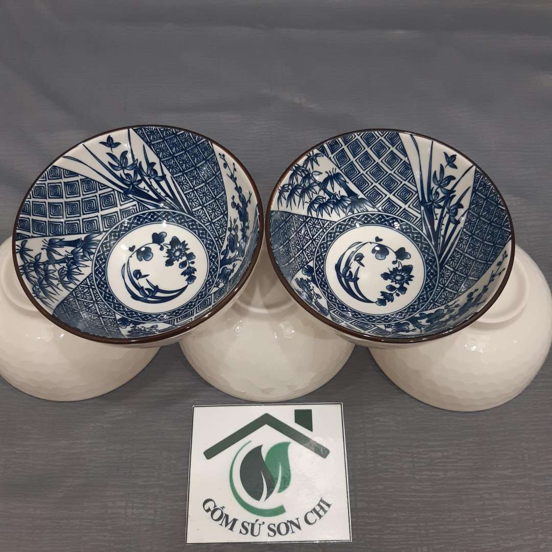 Bộ 5 hoặc 10 chén tổ ong hoa văn phong cách Nhật