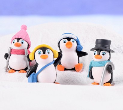 Chim Cánh Cụt siêu cute - Phụ kiện trang trí tiểu cảnh