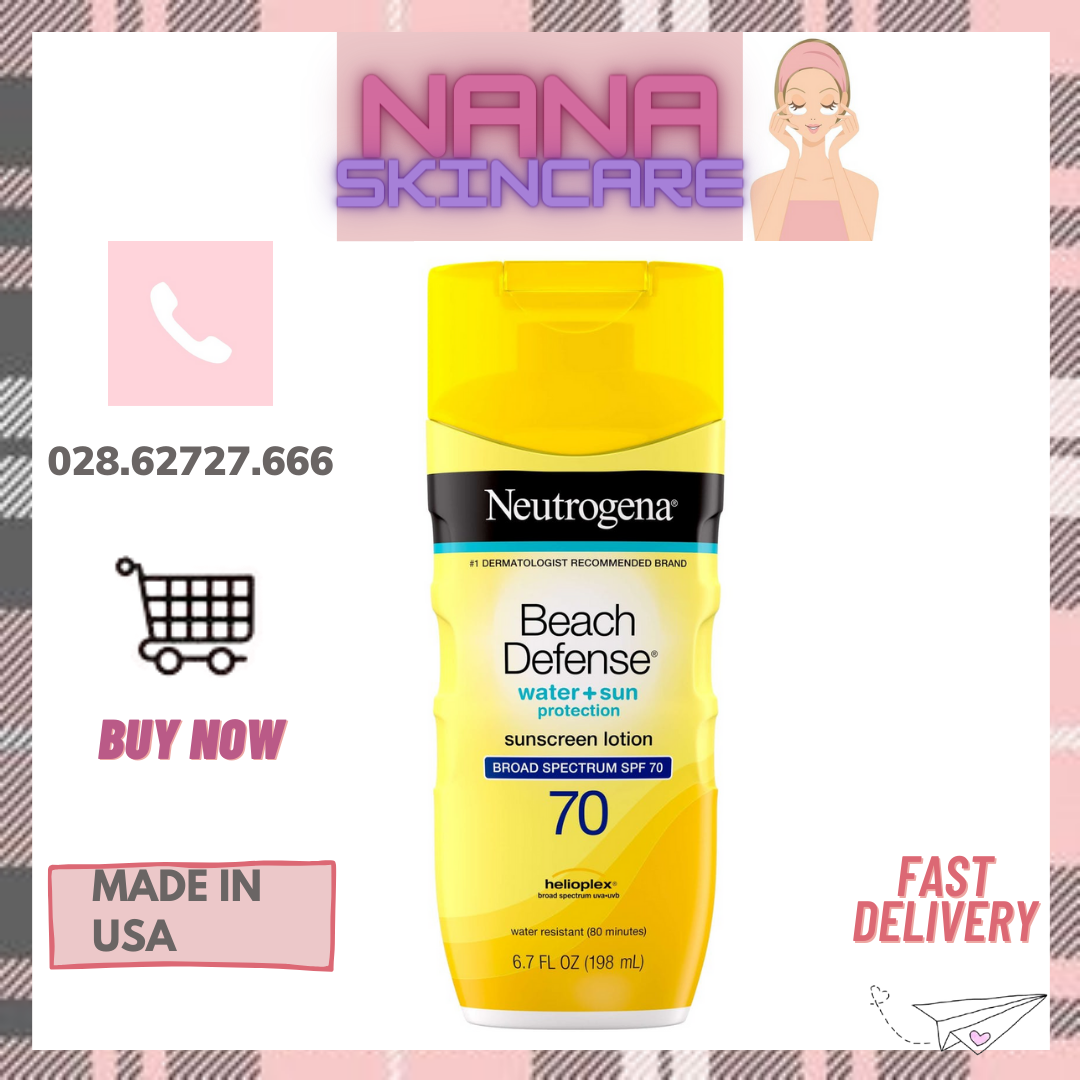 Kem Chống Nắng Neutrogena Beach Defense Lotion SPF 70 Sunscreen