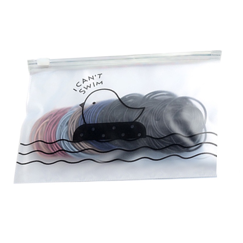 Set 100 thun cột tóc shop trộn sẵn 5 màu