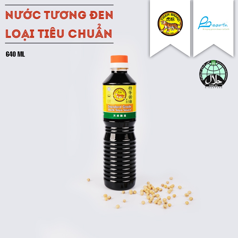 [T8/2025] NƯỚC TƯƠNG ĐEN LOẠI TIÊU CHUẨN TIGER BRAND – TIGER BRAND STANDARD DARK SOYA SAUCE (320ML/640ML)